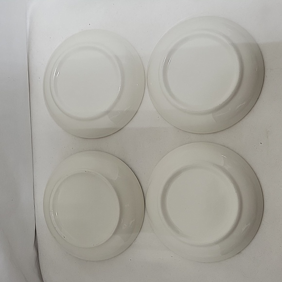 Homer Laughlin Orbit Butter Pat Plates, Set of 4 - Picture 2 of 3